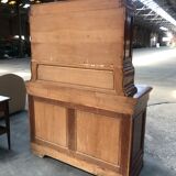 Buffet deux corps anglais en acajou