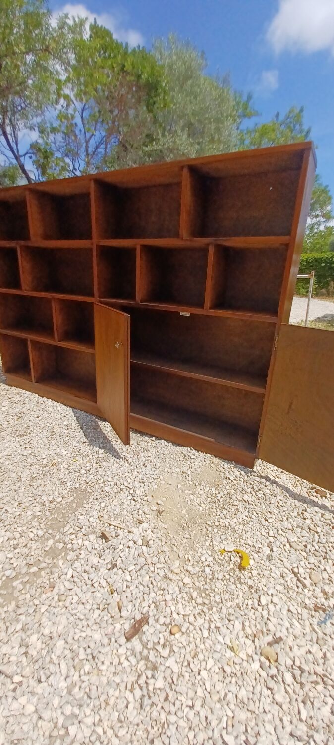 Scandinavian open bookcase vintage 1950s open bookcase