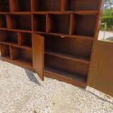 Scandinavian open bookcase vintage 1950s open bookcase