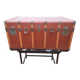 Malle de Voyage Bois et Simili Cuir
