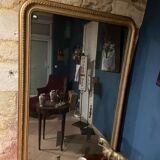 Golden Louis Philippe Mirror with gold leaf 207x140