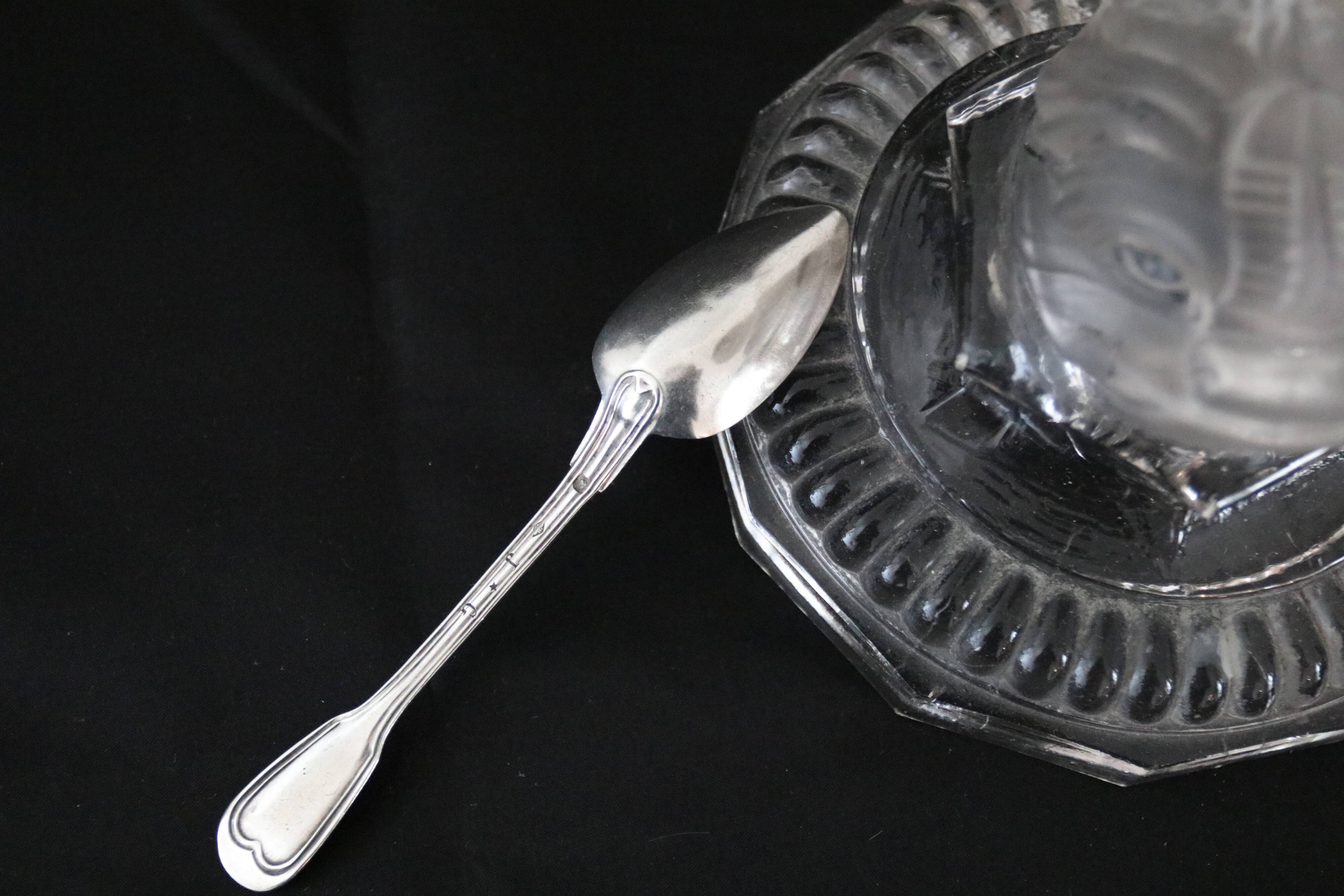 Lot of 6 small silver spoons