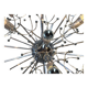 XL Chrome "Sputnik" chandelier
