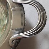 Silver metal dish