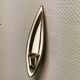 Wall-hung candle holder in the black series, made by Michael Andersen Bornholm Denmark 1960s
