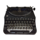 Old metal typewriter