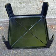 Black square Italian coffee table by Gae Aulenti for Kartell 4894
