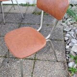 6 vintage skai chairs from the 1960s