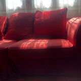Velvet sofa