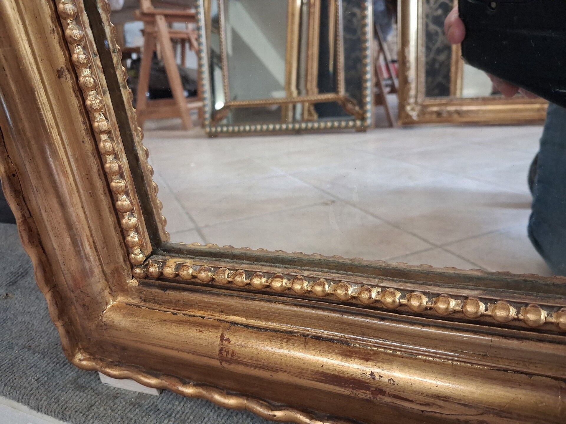 Louis Philippe mirror 125 x 82
