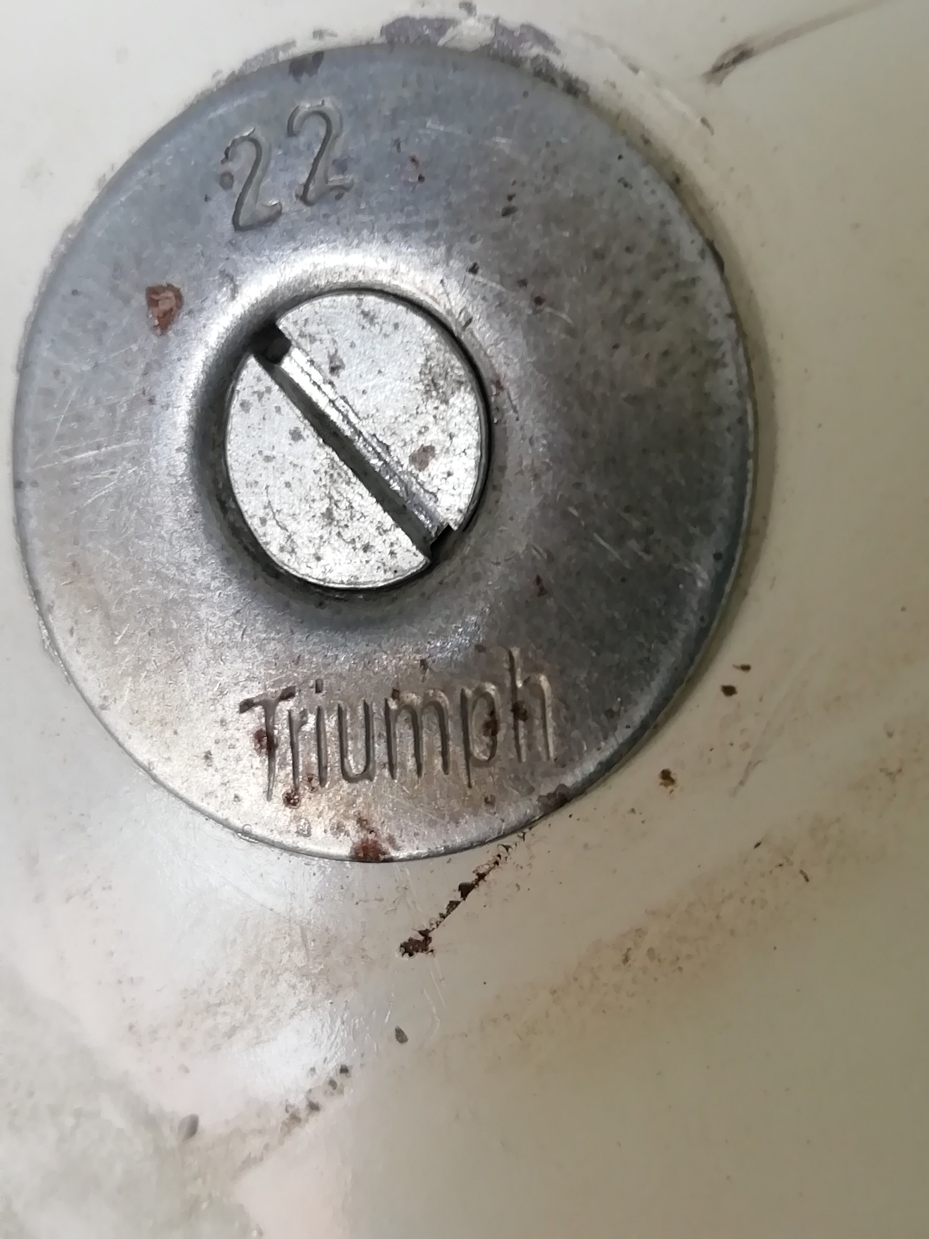 Triumph spot lamp Fifties