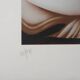 Philippe Augé: Women in white dresses, original signed lithograph