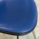 Eames Herman Miller vintage 70s blue vinyl fiberglass chair