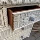 Woven chest of drawers
