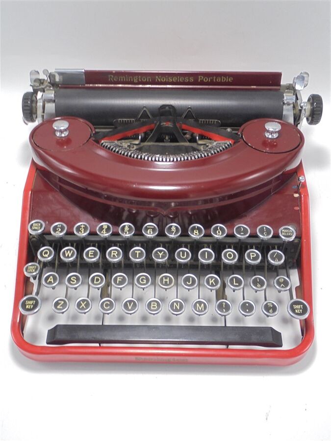 Remington Rand Red Typewriter