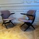 Paire de fauteuils Louis Van Teeffelen pour Webe