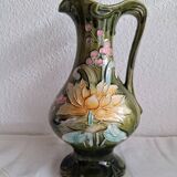 Art Nouveau pitcher in slipware