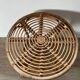 Rattan side table