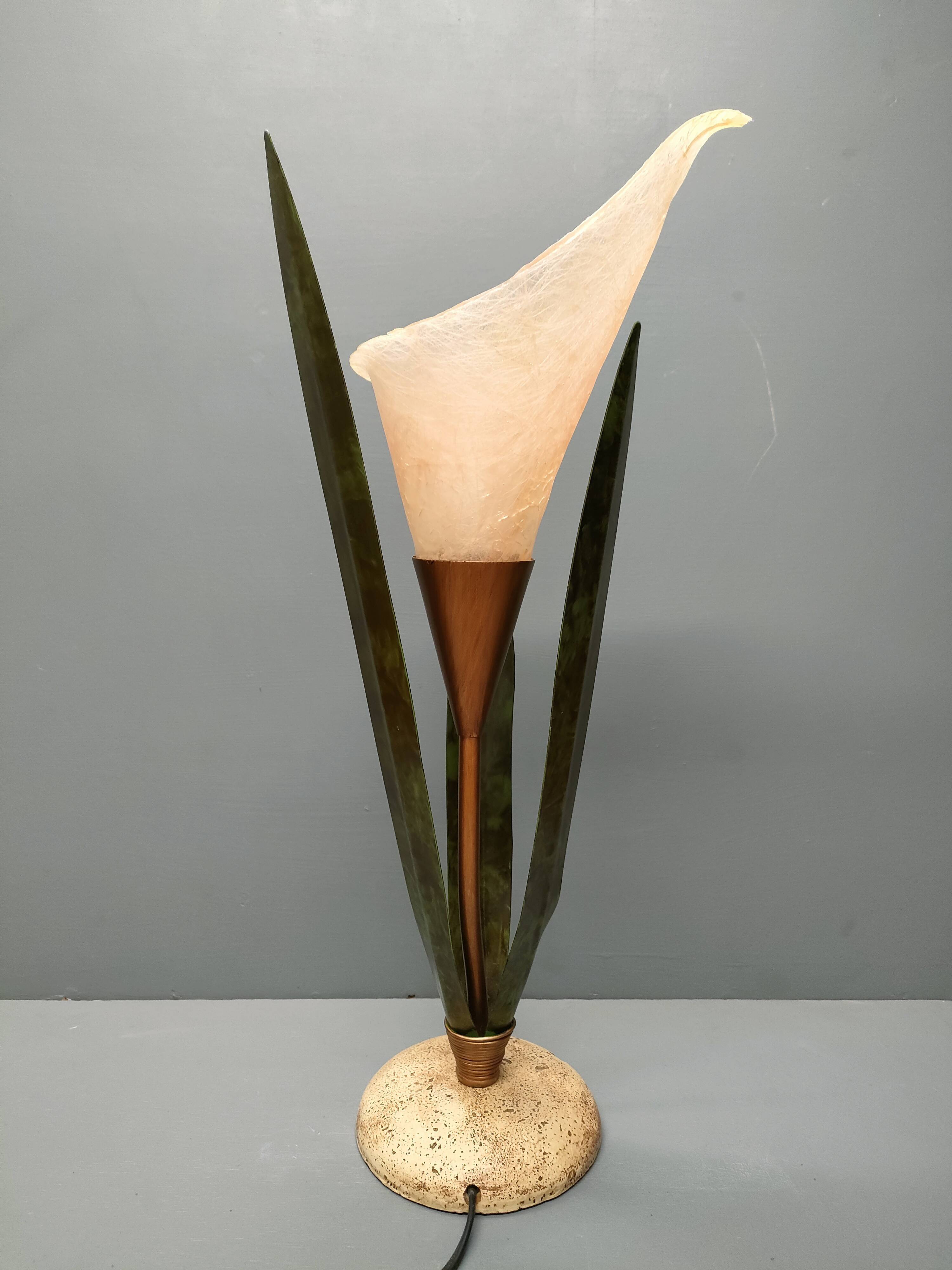 "Arum" table lamp 80's