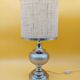 Vintage brushed aluminium lamp from the 70s.