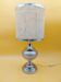 Lampe vintage en alu brossé années 70 aluminium