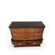 Commode italienne Art déco en ronce de noyer, années 1920