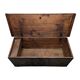 Antique Painted German Coffin, 2nd half 1800s