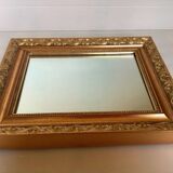 Gilded wooden beaded mirror
