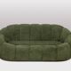 Sofa in bouclette fabric. Contemporary work.