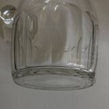 Cut crystal decanter with flat ribs, 1960