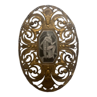 Plaque art déco