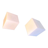 Pair of sconces "Edge", by Alessandro Mendini for Artemide, Italy
