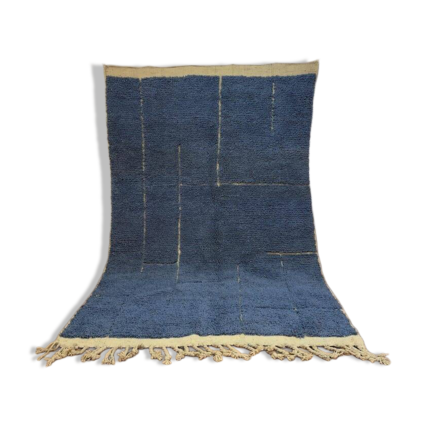 Handmade pure wool rug, size 2/3 m.