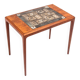 Side table with ceramics, Denmark, 1960s. After renovation.