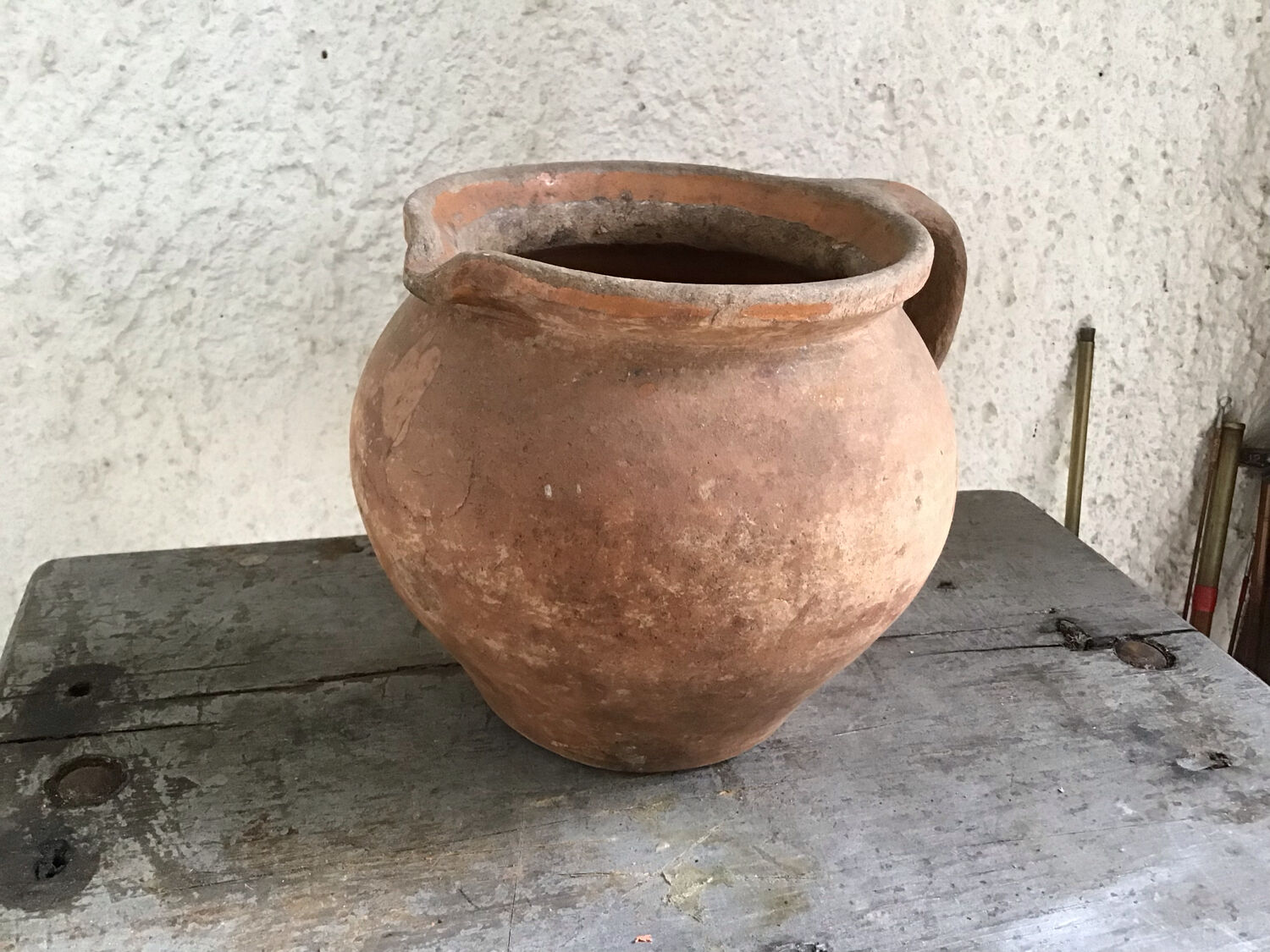 Terracotta pitcher