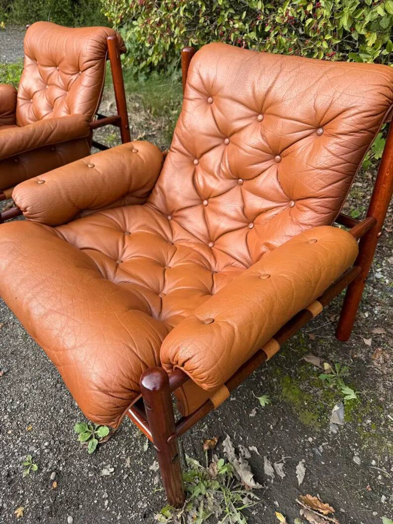 Pair of lounge chairs "Dickie" by Arne Norell – Sweden, 1970s
