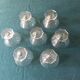 Series of 7 engraved Art Deco dessert cups