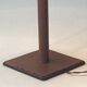 Jacques Adnet lamp in vintage 1950s saddle stitched leather