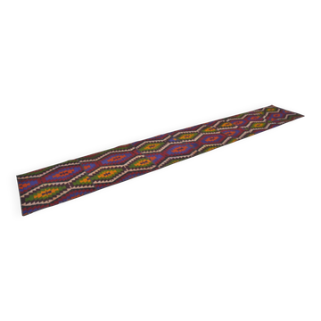 Tapis Kilim Oushak vintage extra long sku 3759