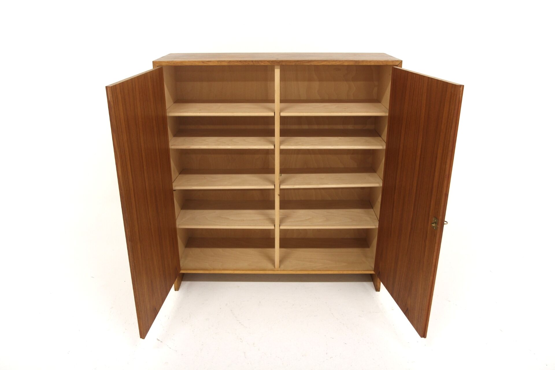 Scandinavian teak wardrobe, Hans J Wegner, Ry Møbler, Denmark, 1960