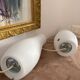 Paire de lampes en verre Mylonit Ikea 1990
