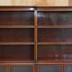 Antique pair of legal bookcases by William Baker Co in hardwood, satin and walnut.