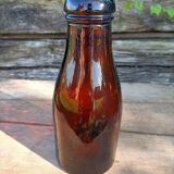 Vintage brown glass vase/bottle