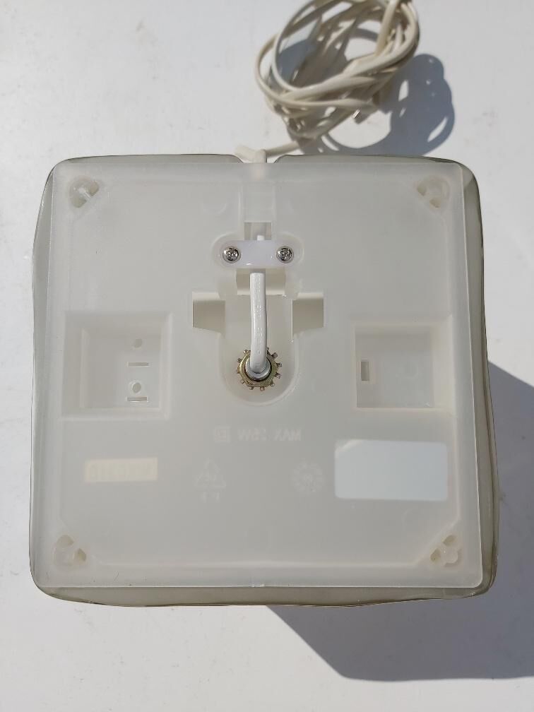 2 Ikea glass ice lamps, 80s