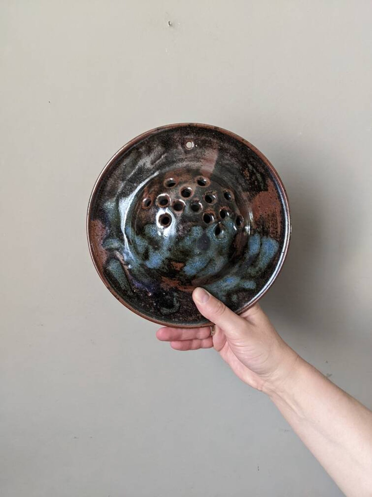 Ceramic flower stand wall decoration slow decoration handmade vase
