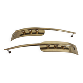 Art Deco brass handles