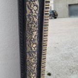 Louis Philippe Napoleon III mirror in decorated gilded wood - 1m70