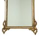 Classic Italian Gilt Crested Mirror by La Barge, 100 cm