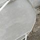 Garden furniture 4 places wrought iron old vintage xxeme