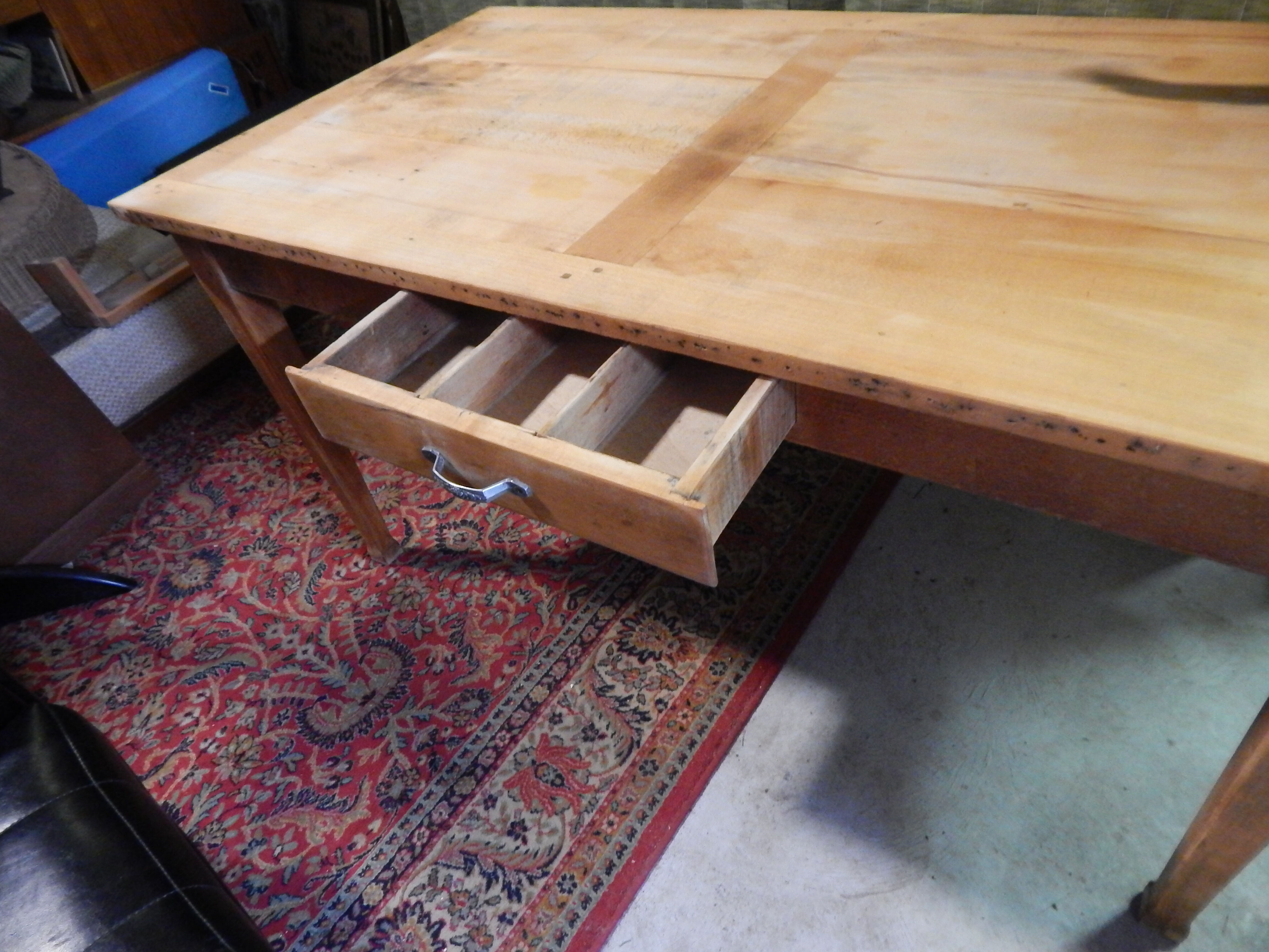 Old office farm table